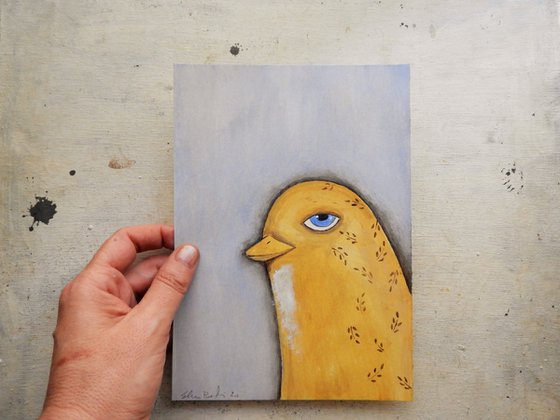 The yellow bird