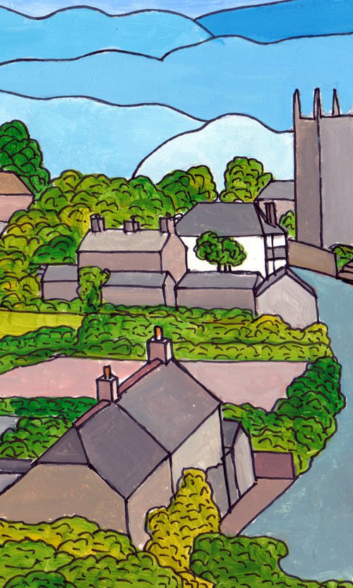 Zennor village by Tim Treagust