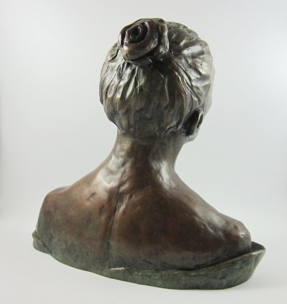 A Wise Woman Once Said - Bronze Sculpture