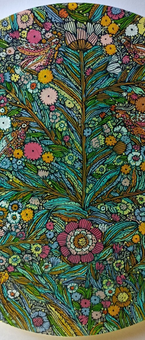 birds on the tree of happiness by Tetiana Osadchuk