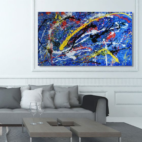 Demons Breaking Loose (140 x 80cm) XXL (56 x 32 inches)