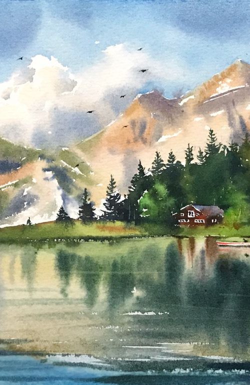Lake house by Eugenia Gorbacheva