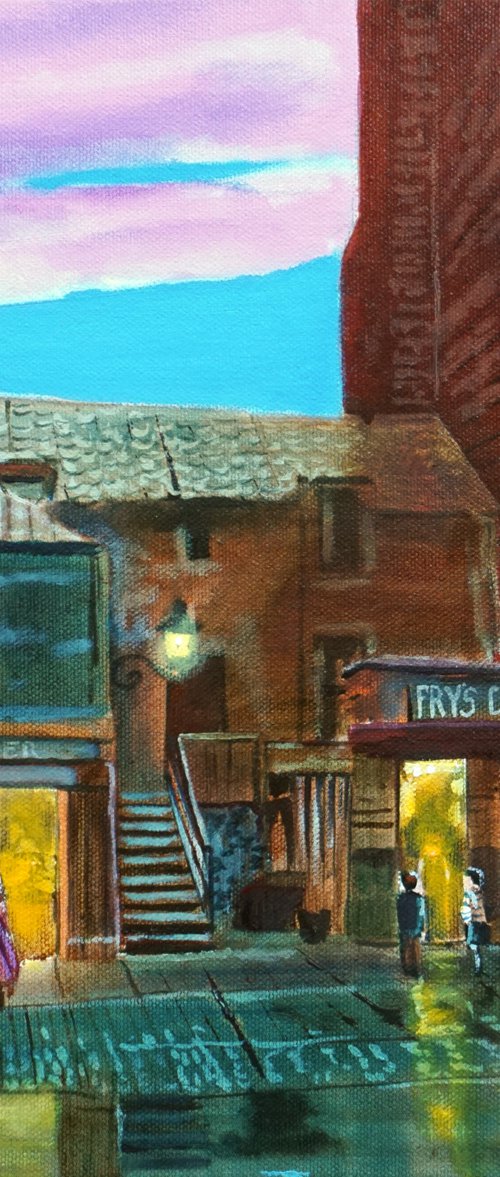 Old Edinburgh shops by Gordon Bruce