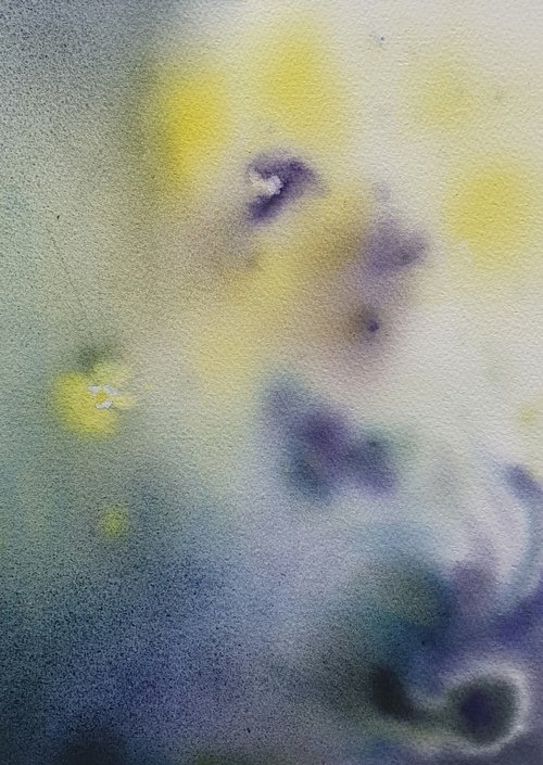 Yellow and violet by Natasha Sokolnikova