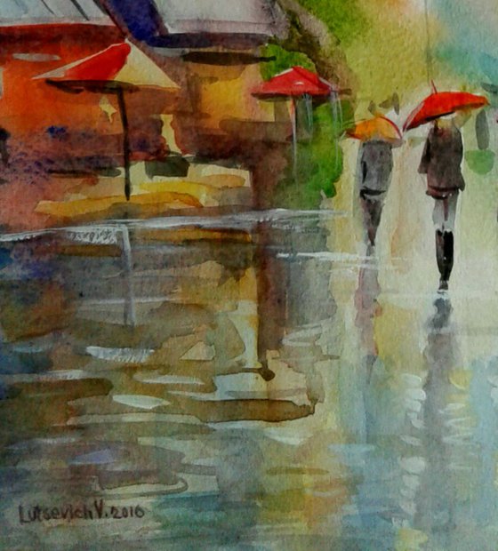 Rainy Paris. city sketches-1