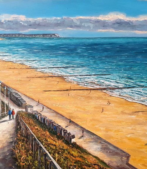 A Sunny Day at Southbourne by Joseph  Charman