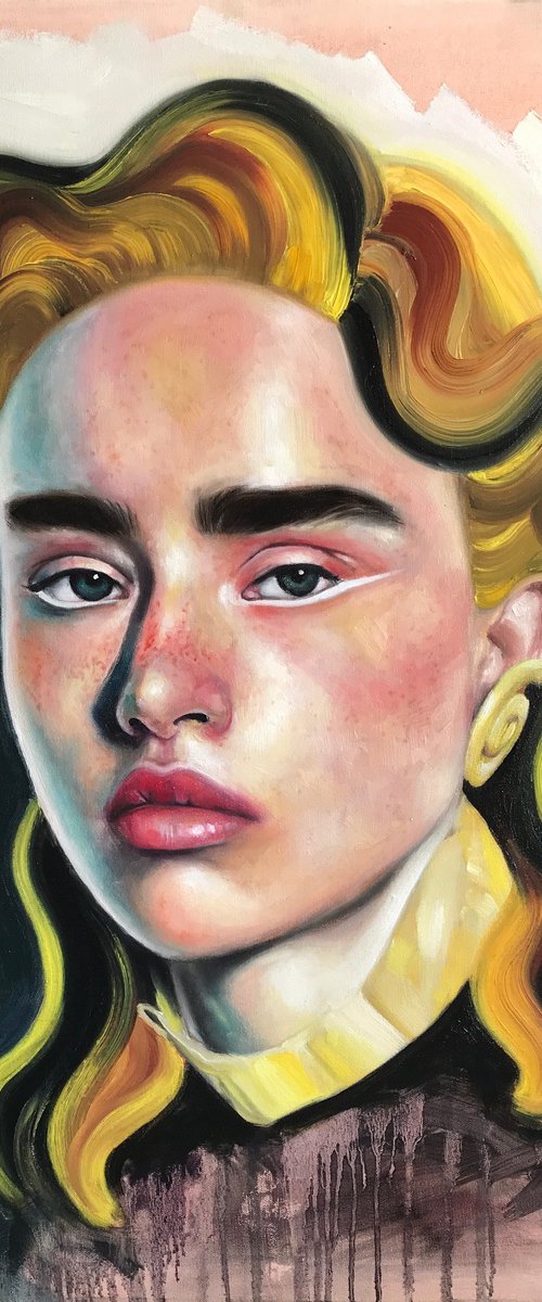 'Girl in Yellow' by Anastasia Terskih