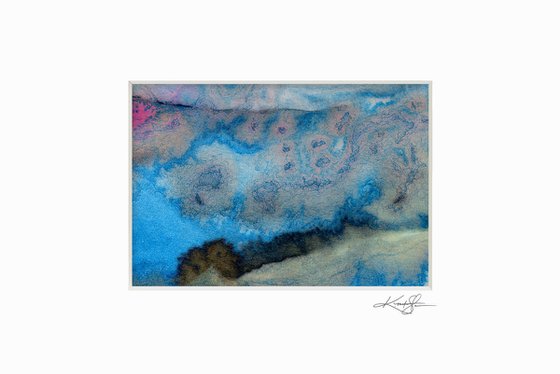 The Gifts From Nature 11 - Small abstract painting by Kathy Morton Stanion