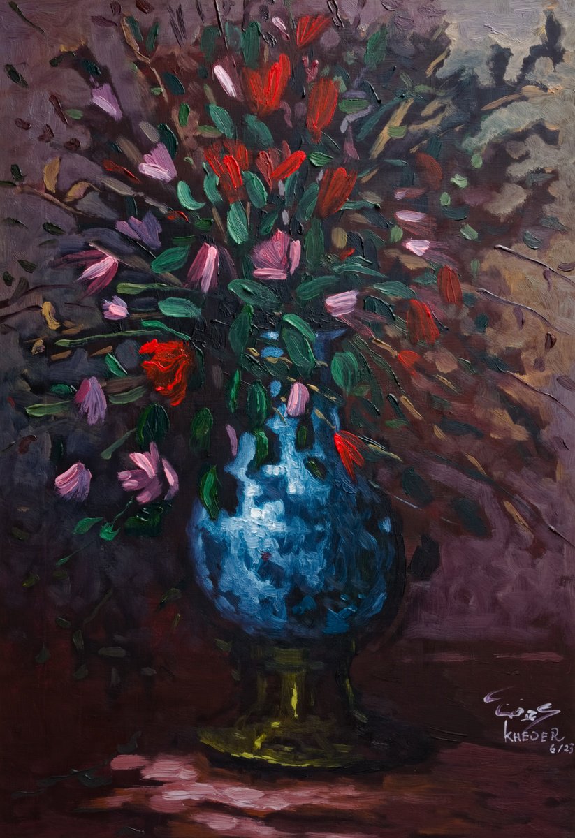 Floral Vase Impression by Kheder