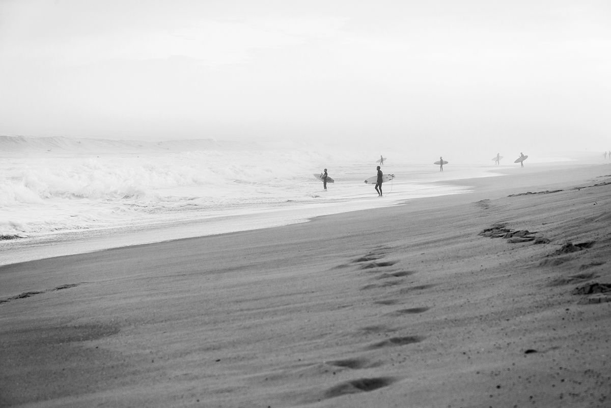 Photorealistic Landscape Photograph By Andrew Lever, 60 X 40, Hossegor Surf, Original Artwork