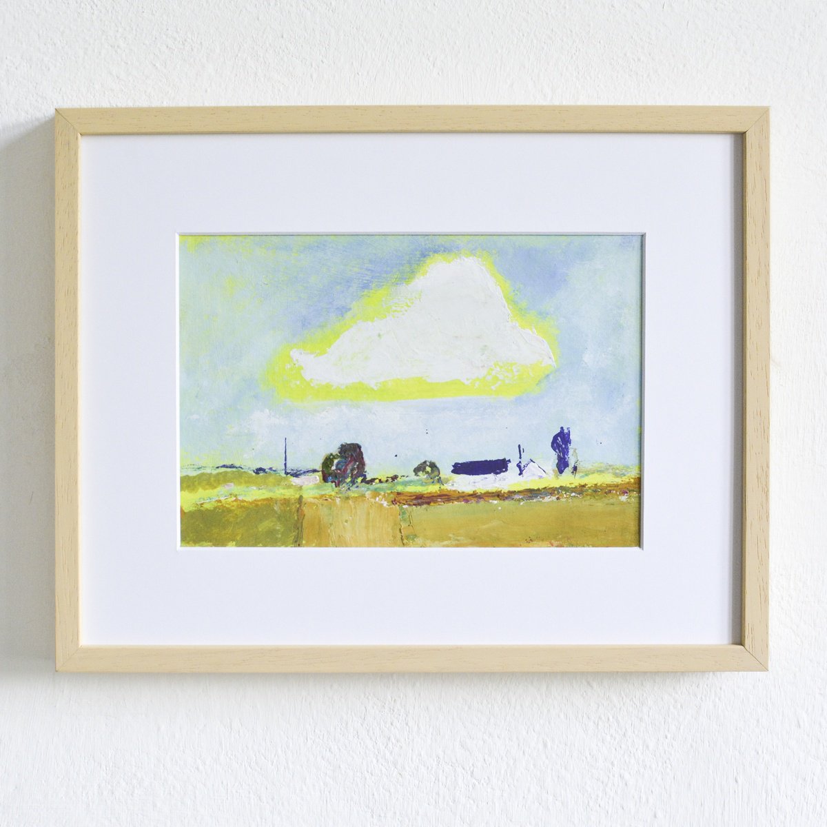 Impressionistic Landscape Painting By Igor Nekraha, 14 X 11, Village Etude, Original Artwork