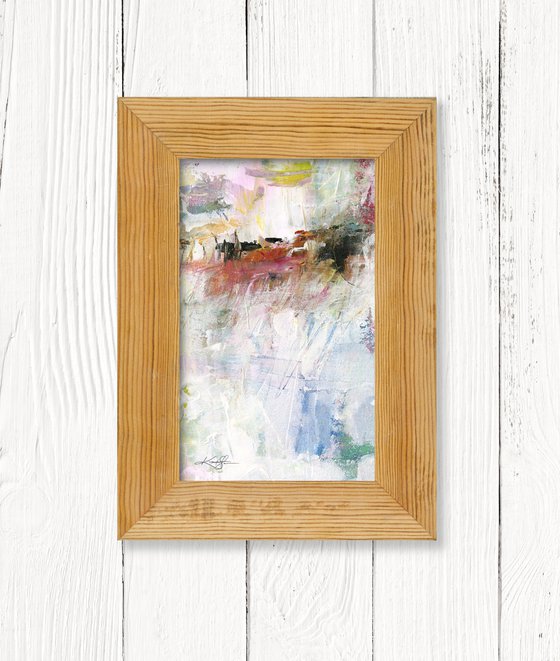 Awakening Spirit 2 - Framed Abstract Painting by Kathy Morton Stanion