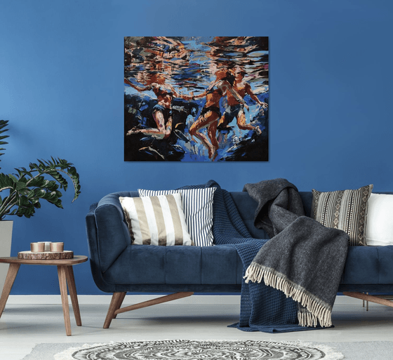 Under the quiet wave