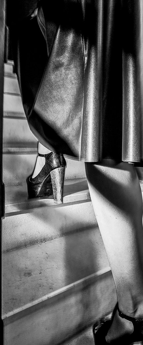 Legs on the stairs by Salvatore Matarazzo