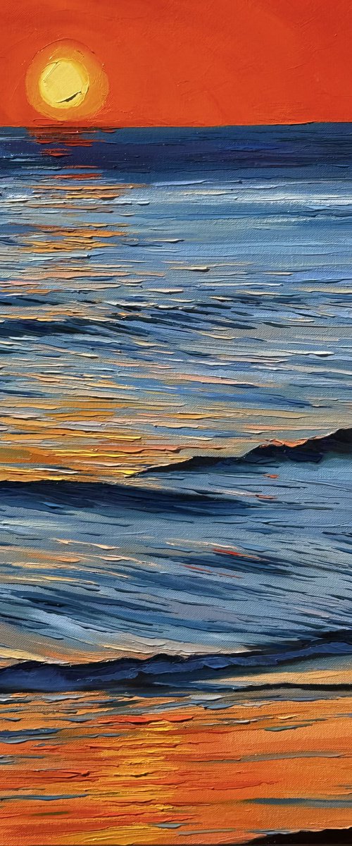 Reflected fire by Ulyana Korol