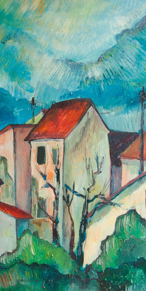 Pretty Houses by VALDA ROSE ART GALLERY