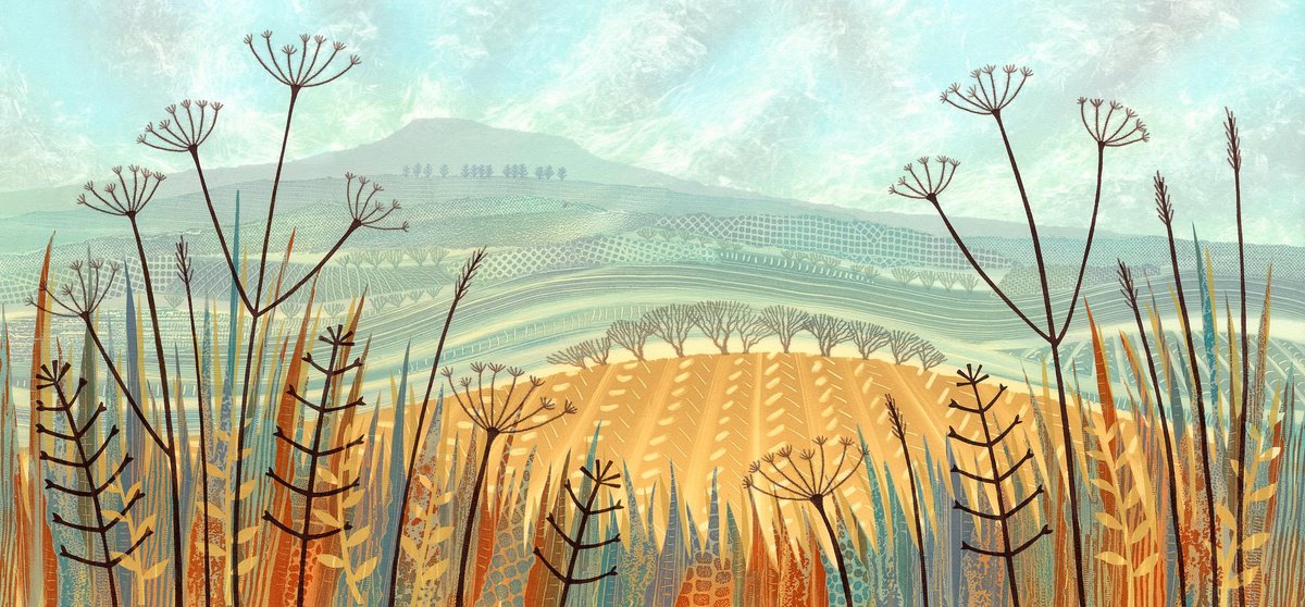 Impressionistic Limited Edition Print , Looking Through By Rebecca Vincent, 30 X 15, Artwork For Sale On Artfinder
