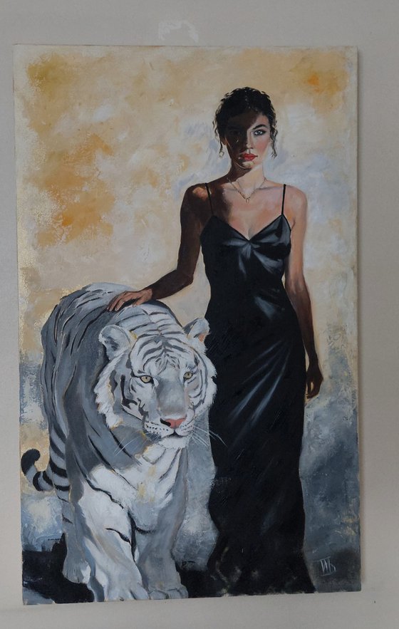 White Tiger, Black Dress