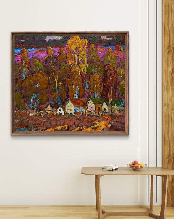 Evening Gold of the Forest