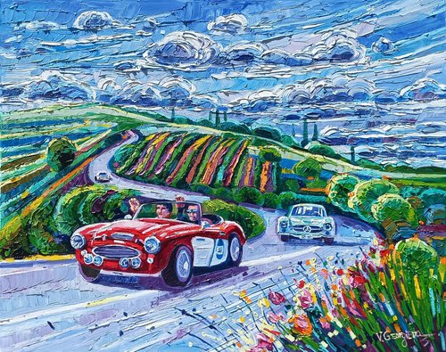 Mille miglia/ With a beautiful Clouds by Vanya Georgieva
