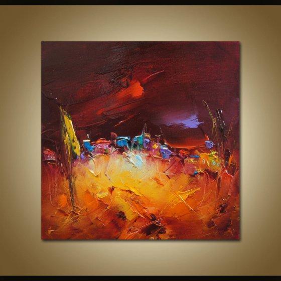 "Colors" Abstract oil Painting