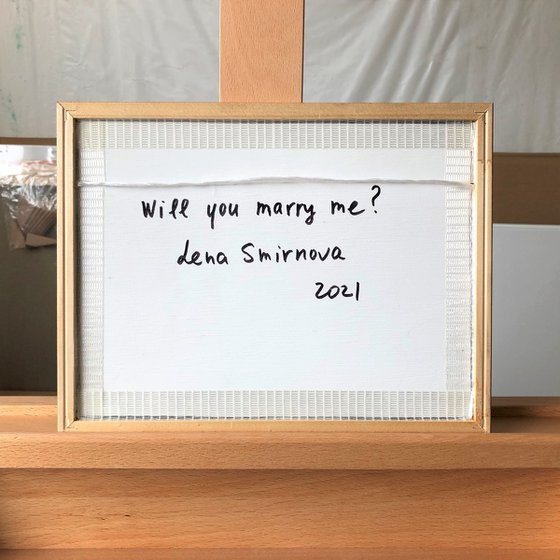 Will you marry me?