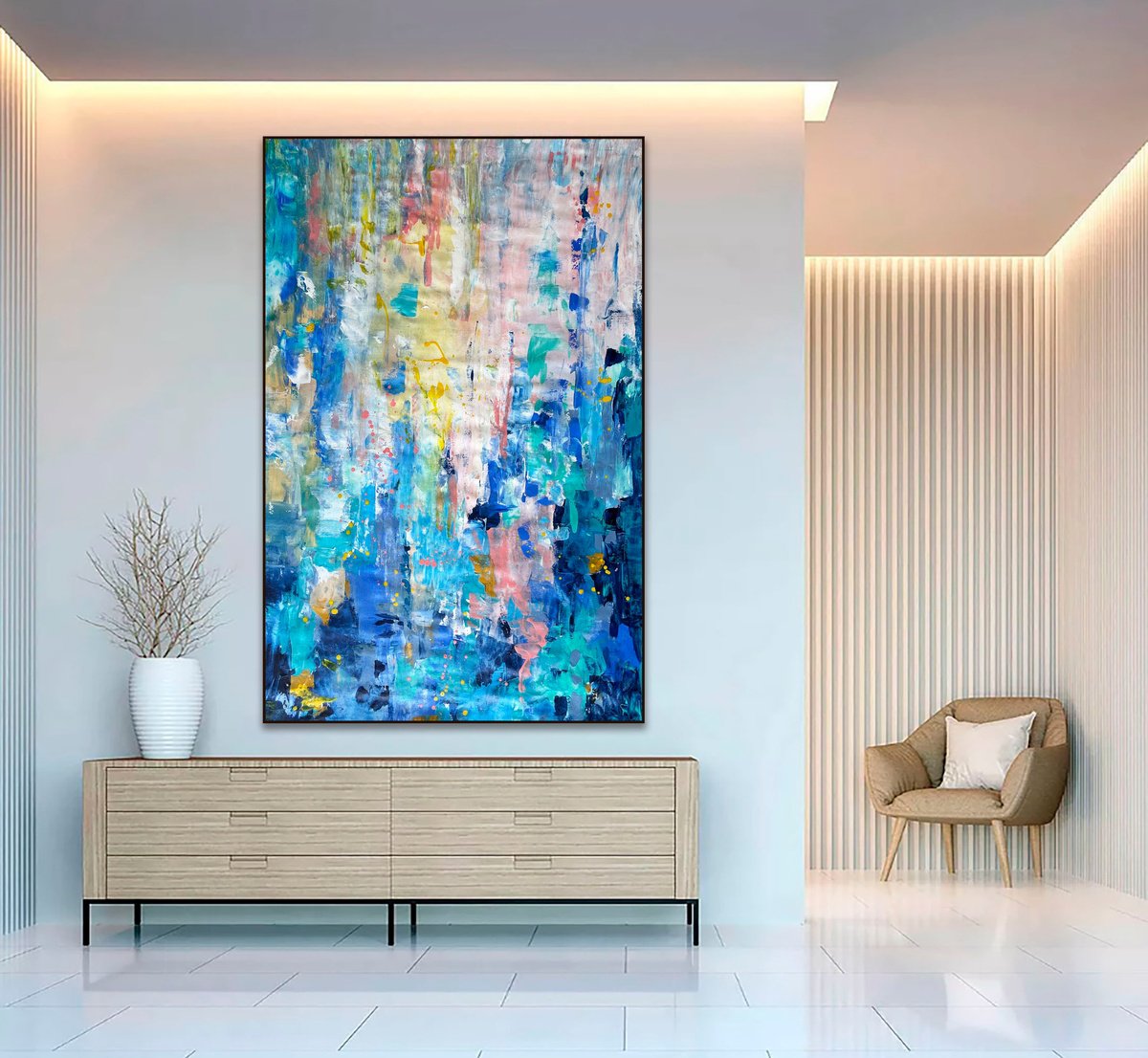Fall Up By Alexandra Dobreikin, 35 X 55, Artwork For Sale On Artfinder