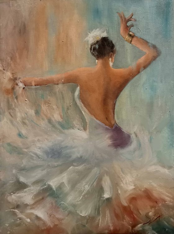 Flamenco in white