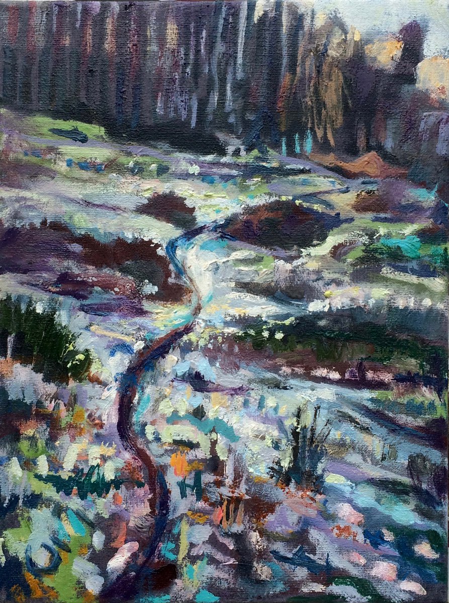 Blessed Path By Guy Pickford, 9 X 12, Artwork For Sale On Artfinder