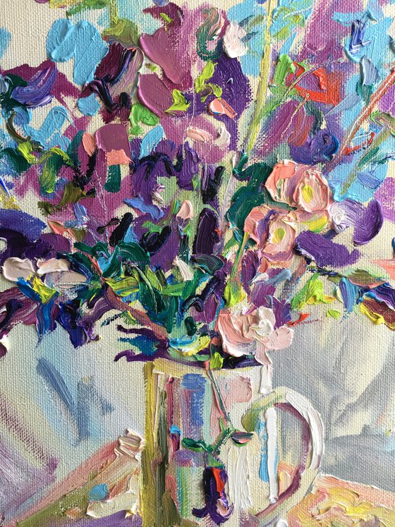 Delphinium in a Vase