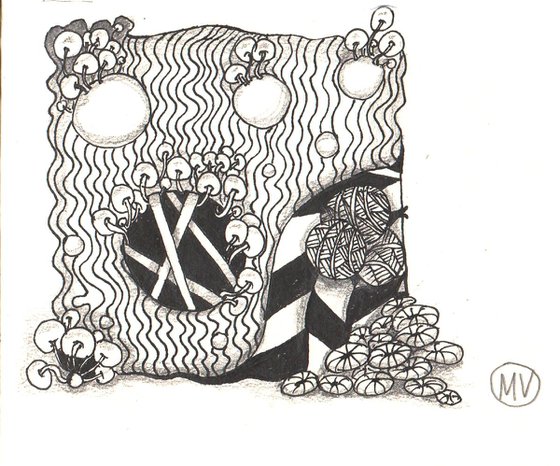 Zentangle #1 grafic artwork.