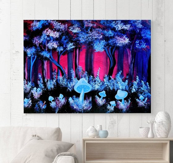 Neon Forest Dreams