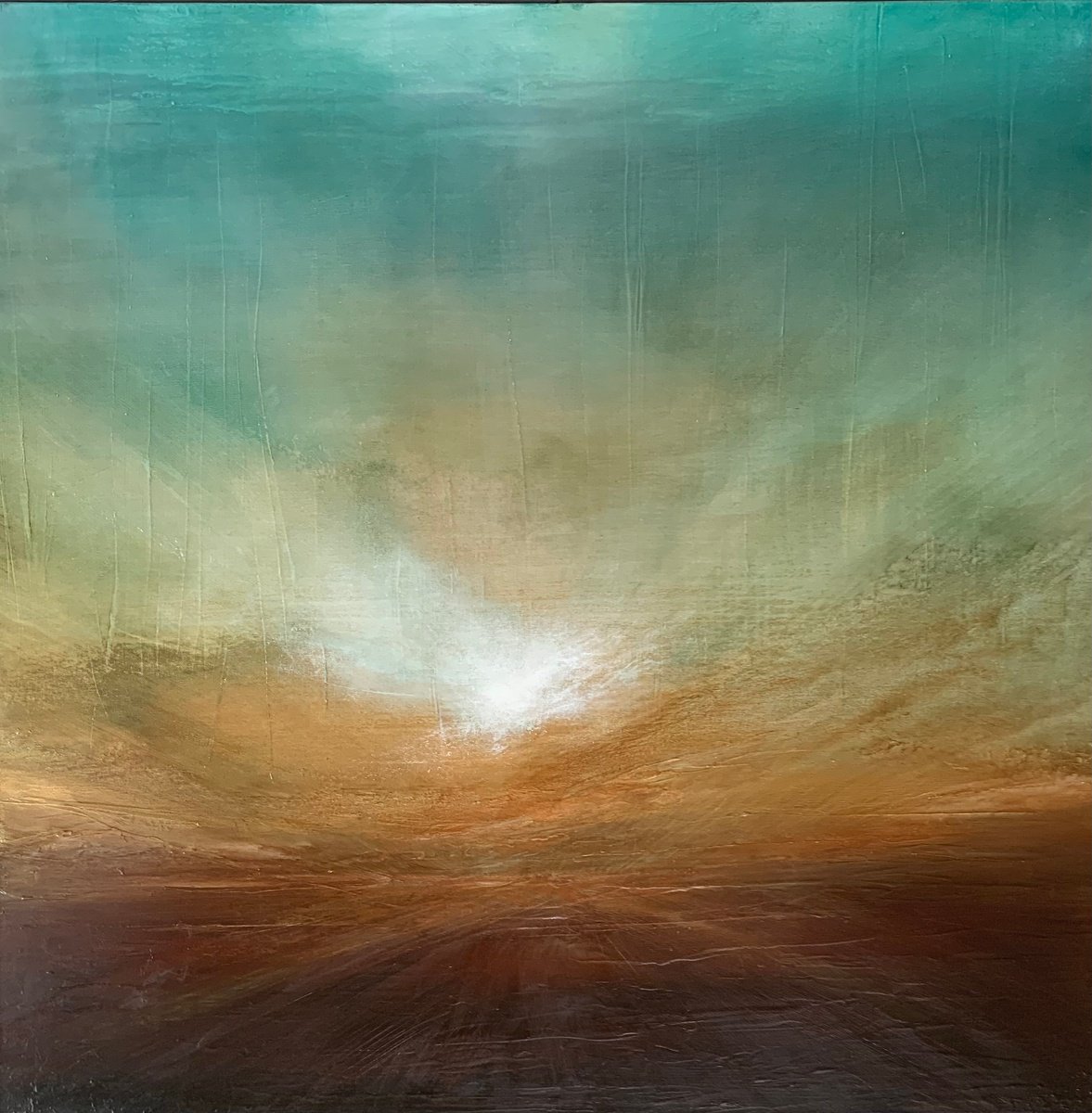 Expressive Oil Painting , Caldus By Suzanne Williams, 39 X 39, Artwork For Sale On Artfinder