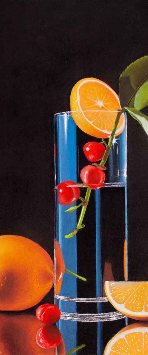 Glass and Citrus Reflections by Dietrich Moravec