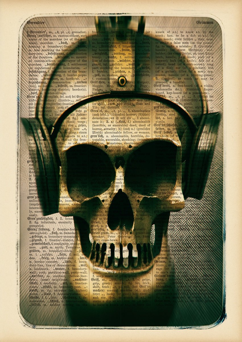 Rustic Metal Skull by Jakub DK - JAKUB D KRZEWNIAK