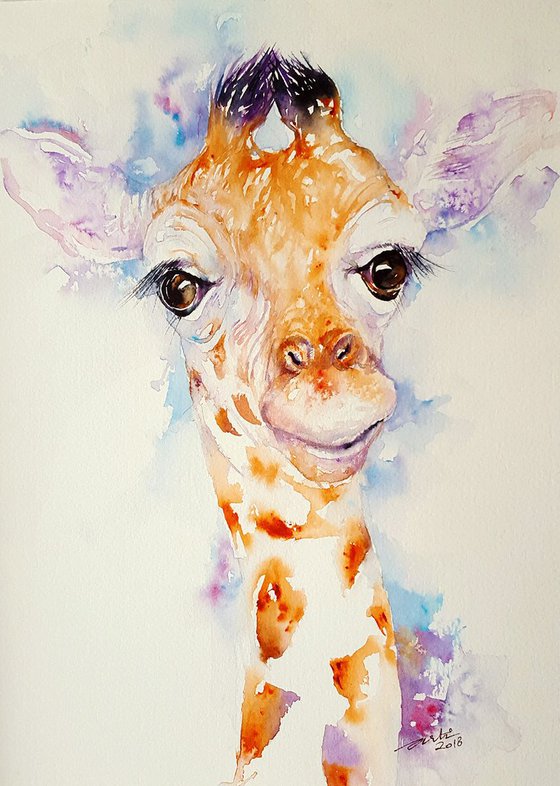 Gia the Baby Giraffe