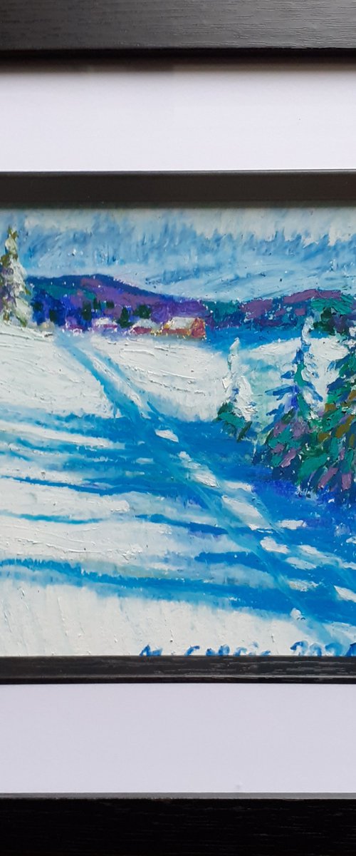 Snow trail by Maja Grecic