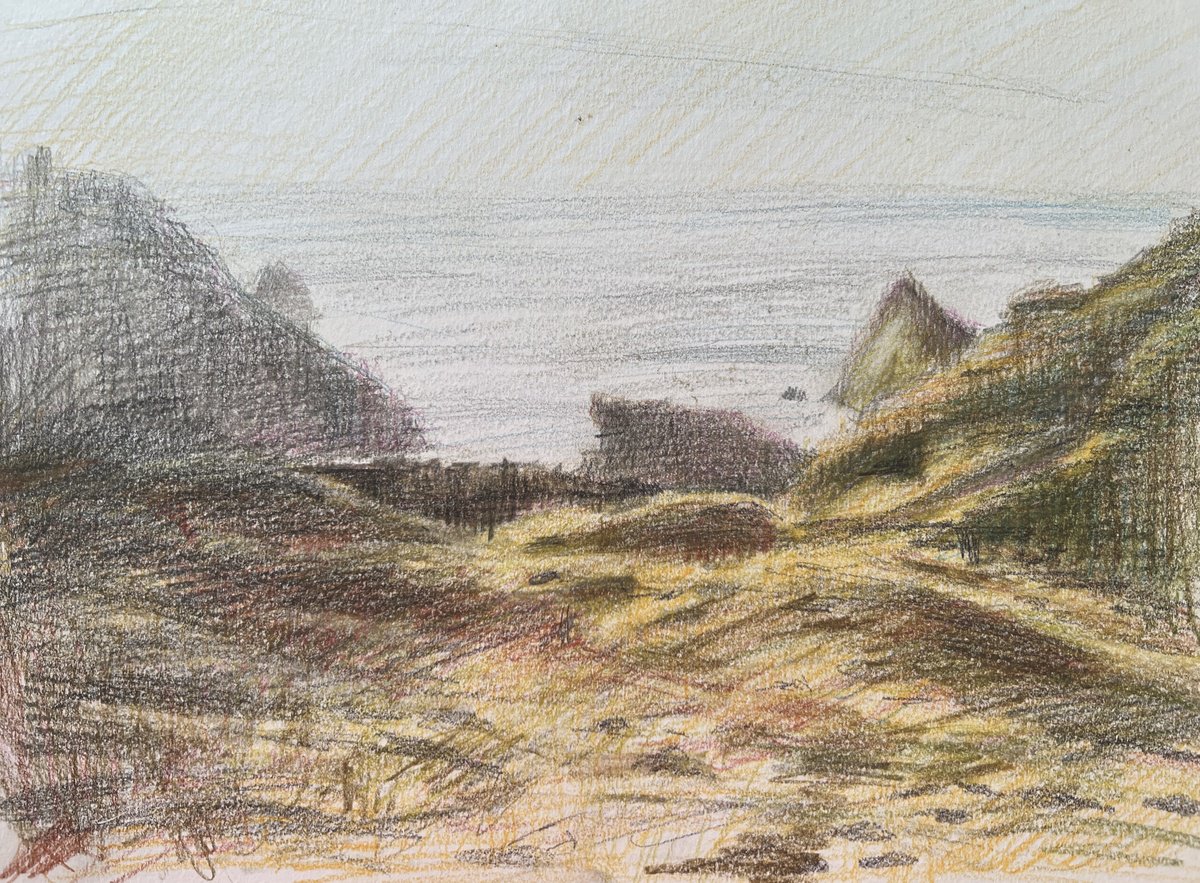 Approach to Boscastle, Cornwall by Louise Gillard