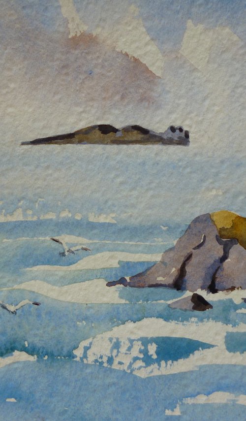 Blasket Island by Maire Flanagan