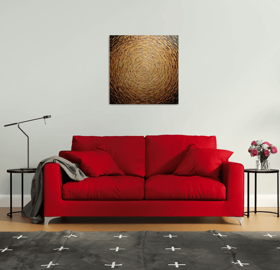Large cream copper radiance
