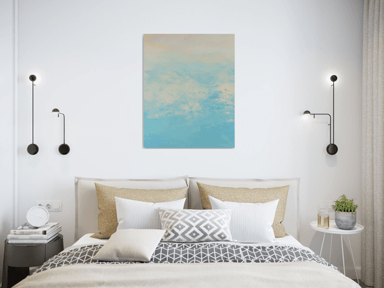 Summer Blue - Modern Abstract Seascape