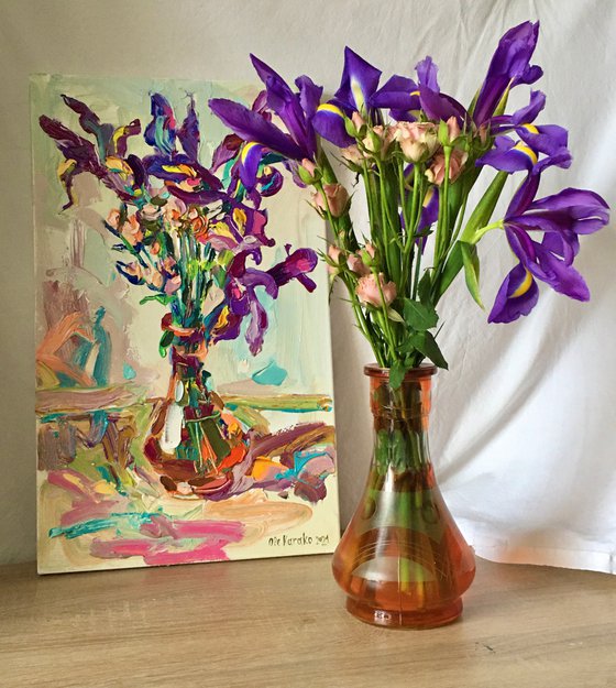 Purple Irises