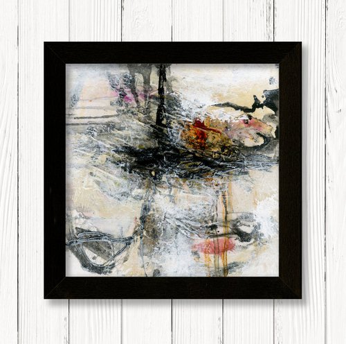 Rituals In Abstract 8 - Framed Mixed Media Abstract Art by Kathy Morton Stanion by Kathy Morton Stanion
