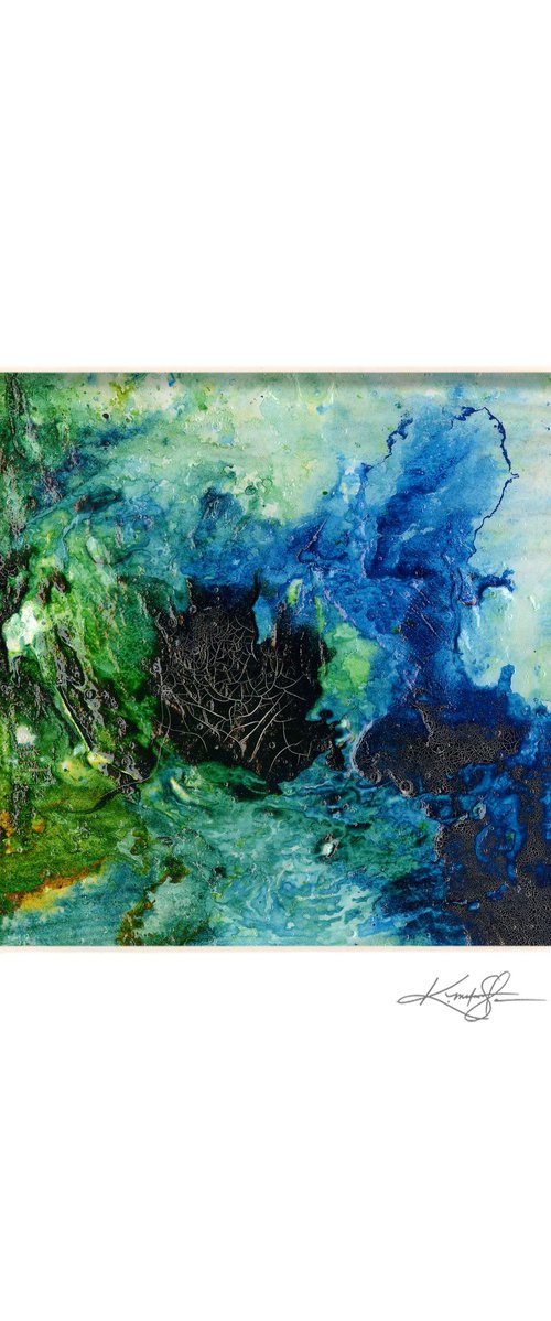 Ethereal Dream 20 - Highly Textural Mixed Media Painting by Kathy Morton Stanion by Kathy Morton Stanion