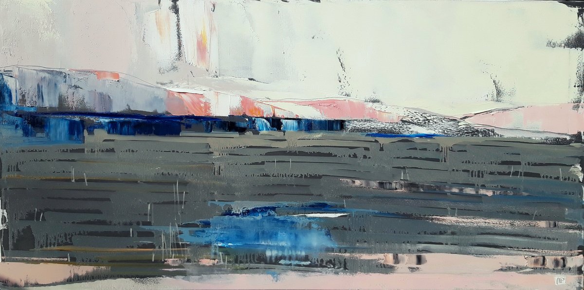Winters Lake. By Lesya Ros, 71 X 35, Artwork For Sale On Artfinder