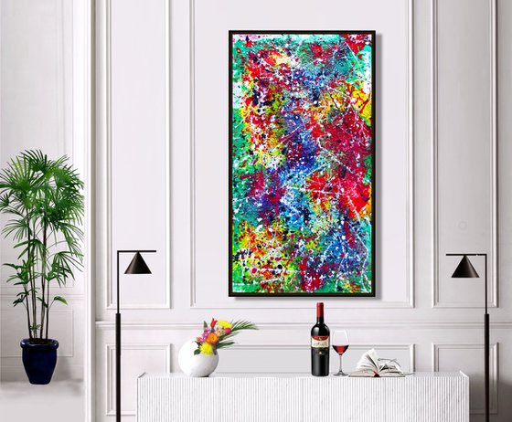 FIREWORK,  3D,  L,  framed