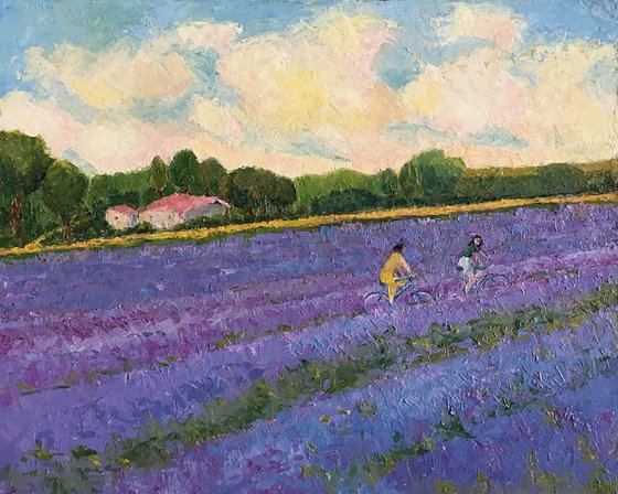 The whiff of Lavenders, Landscape