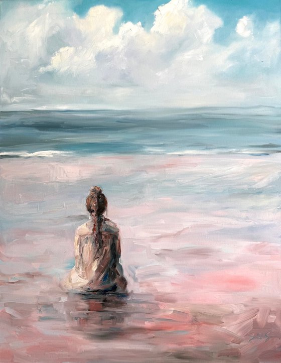 Pink sand