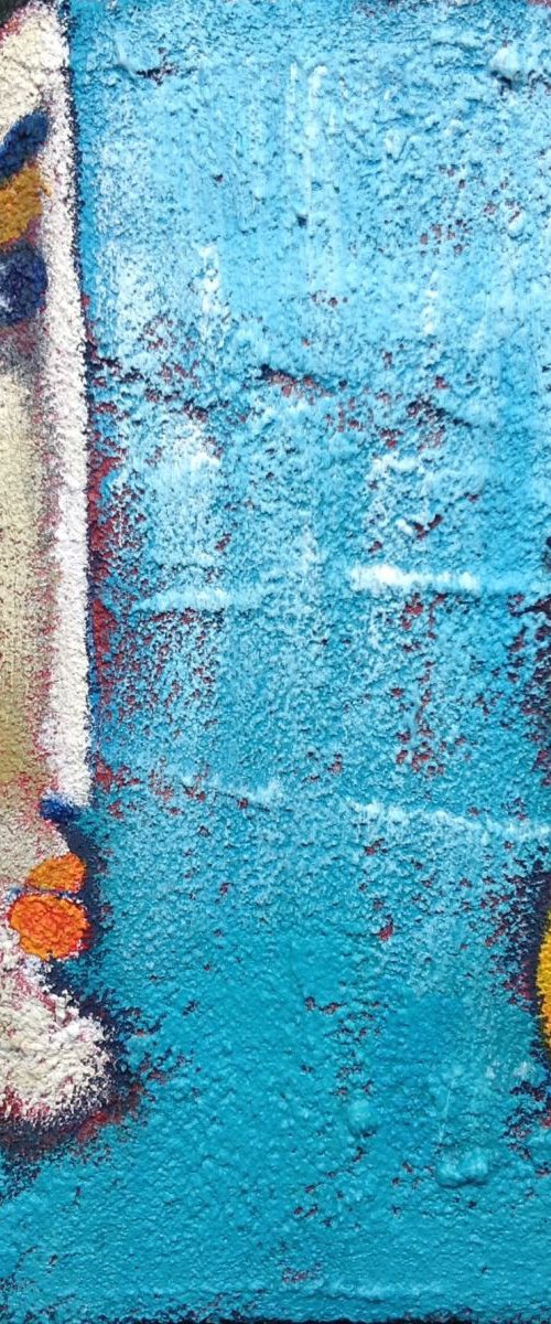 Blue musiek  (Giclée print) by Zhana Viel