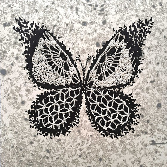 Set of 4 «LacyButterflies»